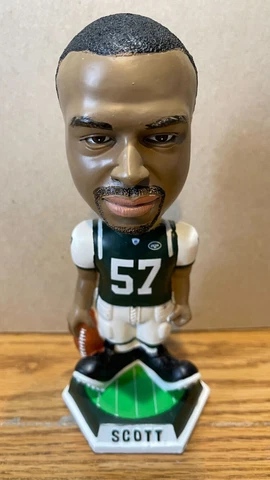 BART SCOTT NEW YORK JETS BOBBLEHEAD Cover