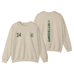 NBA - Sudadera unisex Giannis Antetokounmpo 34 edición con logotipo - Milwaukee Bucks - Imagen 1 de 7