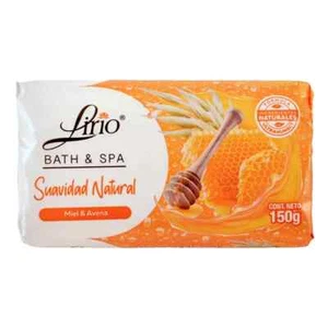 12 x Lirio Miel y Avena (miele e avena) sapone bagno e spa Suavidad naturale 150 g EA - Foto 1 di 2