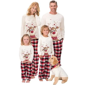 Heikoeco® Weihnachtspyjama Schlafanzug Familie Set Weihnachtsmodelle - Bild 1 von 8