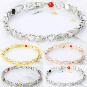 Magnetic Healing Therapy Arthritis Bracelets Hematite Weight Loss Pain Relief♡♡ - Picture 1 of 16