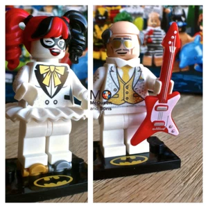 71020 DISCO HARLEY QUINN #1 ALFRED PENNYWORTH #2 LEGO BATMAN MOVIE Series 2 CMF - Imagen 1 de 12