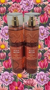 *NEW* 2-PACK PEACH BELLINI by BATH & BODY WORKS FINE FRAGRANCE MIST SPRAY 8 OZ - Picture 1 of 2