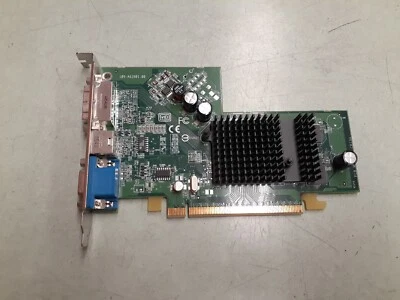 Dell UC996 ATI Radeon X300 SE 128MB PCI-E silent graphics card, DVI S-Video VGA - Image 1 of 4
