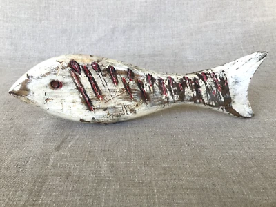 Винтаж, Рыба, Копье, Приманка, огромная и тяжелая, Коаксер, Коренные американцы, 1940-е - Изображение 1 из 4