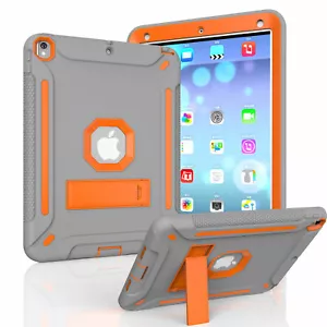 Shockproof Rubber Heavy Duty Case Stand Cover For iPad 9th/8th/7th/6th/5th/Air 2 - Picture 1 of 57