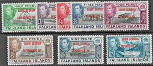 FALKLANDINSELN ABHÄNGIGKEITEN - SÜDGEORGIEN KÖNIG GEORGE VI. SCOTT 3l1-8. MVLH - Bild 1 von 1