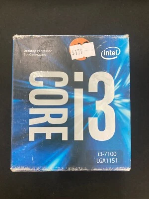 Brand New & Sealed, Intel i3-7100 Processor, LGA 1151 ,3.9 GHZ, 3MB Cache, - image 1 of 4