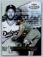 2020 Topps Gold Label Clayton Kershaw Los Angeles Dodgers #48