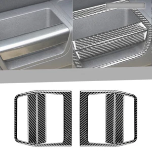 6Pcs For Dodge Challenger 08-14 Carbon Fiber Interior Door Pull Panel Cover Auto - Picture 1 of 10