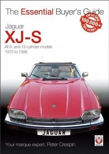 XJS Jaguar Compradores Guía Libro XJ-S Esencial V12 6 Convertible Coupe Crespin - Imagen 1 de 1