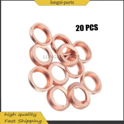 Junta de arandela de aplastamiento tapón de drenaje de aceite de metal 20X para Nissan Infiniti 11026-JA00A Foto 1 de 4