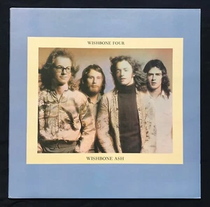 WISHBONE ASH - WISHBONE FOUR rare 1973 MCA 1st pr LP + poster - Picture 1 of 6