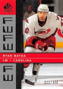 2002-03 SP Authentic #212 Ryan Bayda RC /900 - Picture 1 of 2