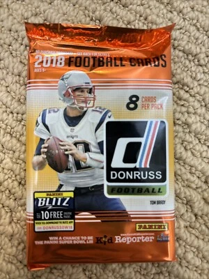 2018 Panini Donruss 足球爆破器包 - 密封 - Allen、Jackson、Saquon RC — 第 1/2 张图片