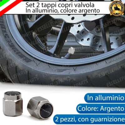 SET 2 TAPPI COPRI VALVOLA COPRIVALVOLA YAMAHA TRICITY 300 IN ALLUMINIO - Immagine 1 di 4