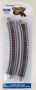 HO Scale 18" Radius Curved Track (4-pack) - Bachmann #44501 - Picture 1 of 1