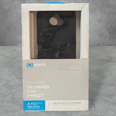 Y1. Funda Speck Presidio Lite para Sony Xperia 10 Negra Foto 1 de 2