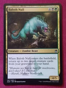 Magic The Gathering MASTERS 25 BALOTH NULL black/green card MTG - Picture 1 of 2