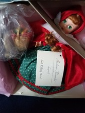 Madame Alexander Chapeuzinho Vermelho, Lobo Mau, Vovó De Cabeça Para Baixo Boneca 1996 Novo Na Caixa