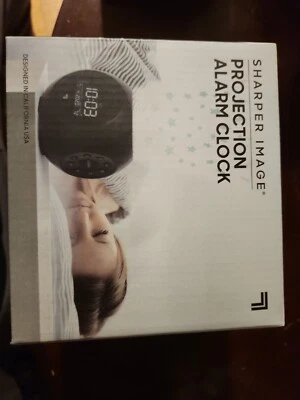 SHARPER IMAGE Star Projection DIGITAL CLOCK Nature Sounds Alarm Clock - Image 1 of 4