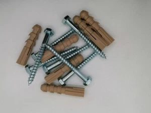 25x TACOS tacos de vástago largo con tornillo hexagonal 10/100 mm - Imagen 1 de 3