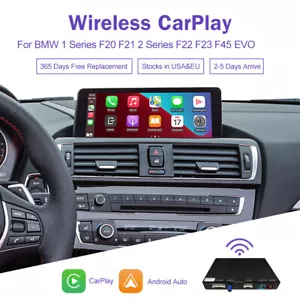 Wireless CarPlay Android Auto Decoder For BMW 2 Series F22 F22 F45 2016-2020 EVO - Picture 1 of 9