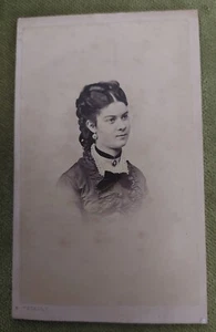 Photographie ancienne portrait féminin Vétault Angers C.D.V. - Picture 1 of 2