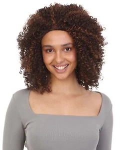 18" lockige versaute Afro lange Halbperücke, Mix Echt- & Kunsthaar - Bild 1 von 124