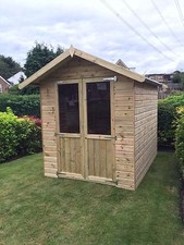 6x6 Feet Summerhouses Garden Sheds for sale | eBay