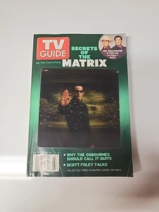 TV Guide October 25-31 2003 THE MATRIX Hologram  - Bild 1 von 2