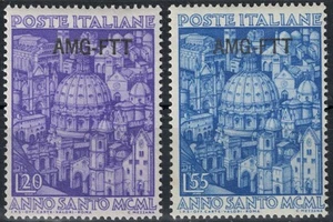 TRIEST A 1950 Heiliges Jahr 2v MH* - Bild 1 von 1