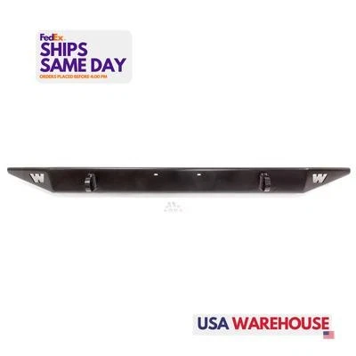 Warn 61853, One Fits 97- Jeep TJ Bumper Front Black Steel Performance Parts - Image 1 of 4