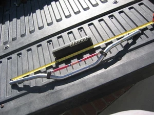 RENTHAL 7/8" SILVER HANDLEBARS HANDLE BAR IN GOOD USED WORKING CONDITION - Picture 1 of 9