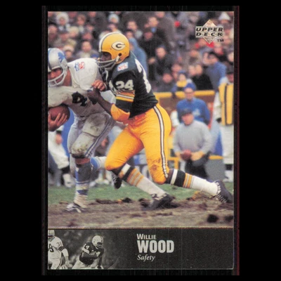 Willie Wood #71 1997 Upper Deck Legends Green Bay Packers Football Card NFL NM - Image 1 of 3