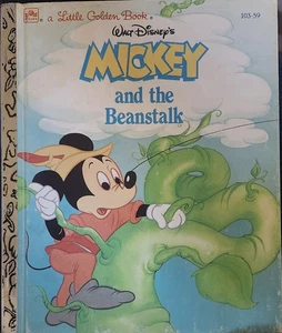 Ein kleines goldenes Buch Walt Disney präsentiert Mickey und die Bohnenstange Hardcover - Bild 1 von 3