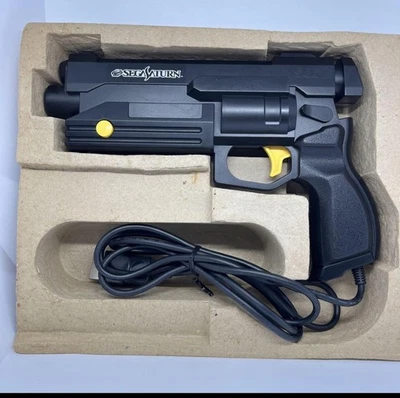 Sega Saturn Virtua Gun Controller  Yellow Start SS HSS-0152 - Image 1 of 4