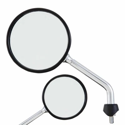 Miroir SIP Shorty Rond Chromé PIAGGIO Pour Vespa GTS SUPER 300 2008-2018 - Photo 1/4