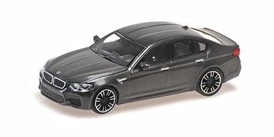 Minichamps 870028008 1/87 BMW M5 2018 GRIGIO METALLICO Modello Auto - Immagine 1 di 4