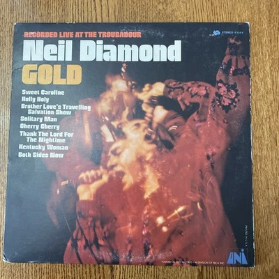 NEIL DIAMOND GOLD (VG+) 93084 LP VINYL RECORD - Image 1 of 4