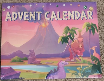 Dinosaur Building Block Advent Calendar New In Plastic For Kids, Family, Hobby - Image 1 of 2