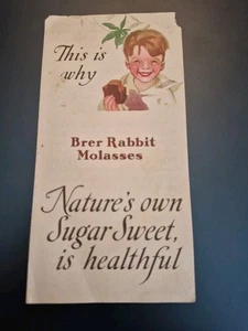 1929 BRER CONIGLIO MELASSA Penick & Ford brochure pubblicitaria NUOVO ORLEANS - Foto 1 di 4