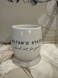 Altar'd State Coffee Mug Ceramic Farmhouse White “Stand Out. For Good” - Picture 1 of 7