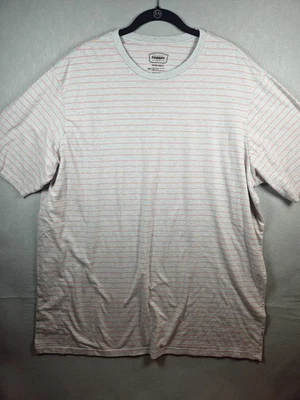 Camiseta para hombre The Foundry gris y rosa 2XLT cuello redondo 100 % algodón Foto 1 de 4