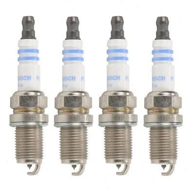 Velas de ignição Bosch platina 4 peças para 1995-2000 Chrysler Cirrus 2.4L L4 ja - Imagem 1 de 4