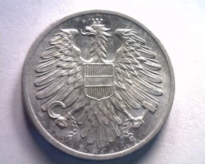 1954 AUSTRIA TWO GROSCHEN KM 2876 UNCIRCULATED UNC. ORIGINAL COIN FAST 99c SHIP - Imagen 1 de 2