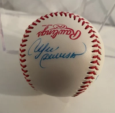 Andre Dawson Autograph 2000 All Star  Game Baseball Robin Roberts Darrell Evans+ - Image 1 of 4