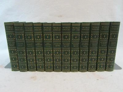 WORLD EPOCHS Notable Narratives of  Chief Climaxes of World History 12 volumes - Image 1 of 4