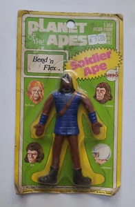 Vintage 1967 MEGO Planet Of The Apes SOLDIER APE Bend 'N Flex -- MOC  - Bild 1 von 7