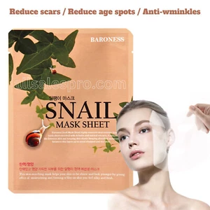 SNAIL  Facial Mask KOREAN Face mask  Sheet  Firming / Refresh / Healing - Bild 1 von 3